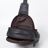 OHLAY Sling Hand Tooled Genuine Leather Women Bag Western Handbag Purse