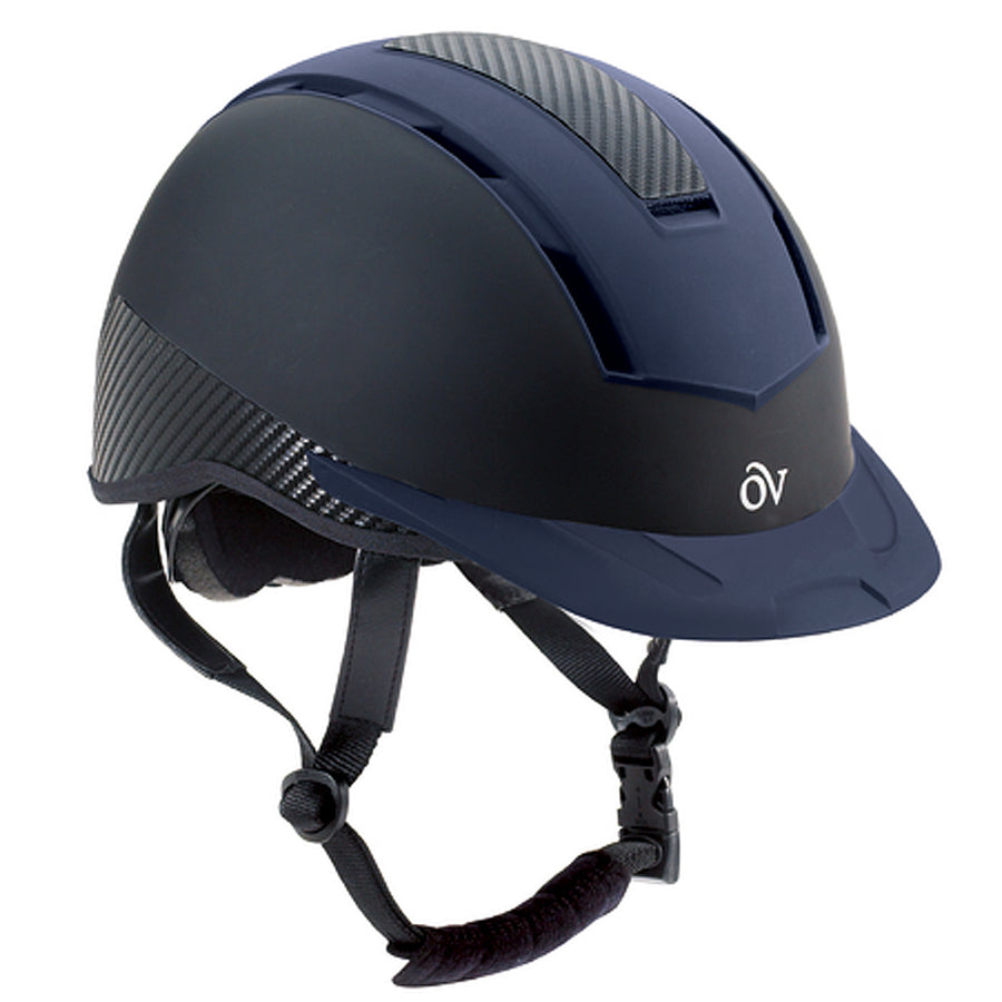 Small Medium Ovation Horse Lightweight Extreme Helmet Black Navy - Uhorse