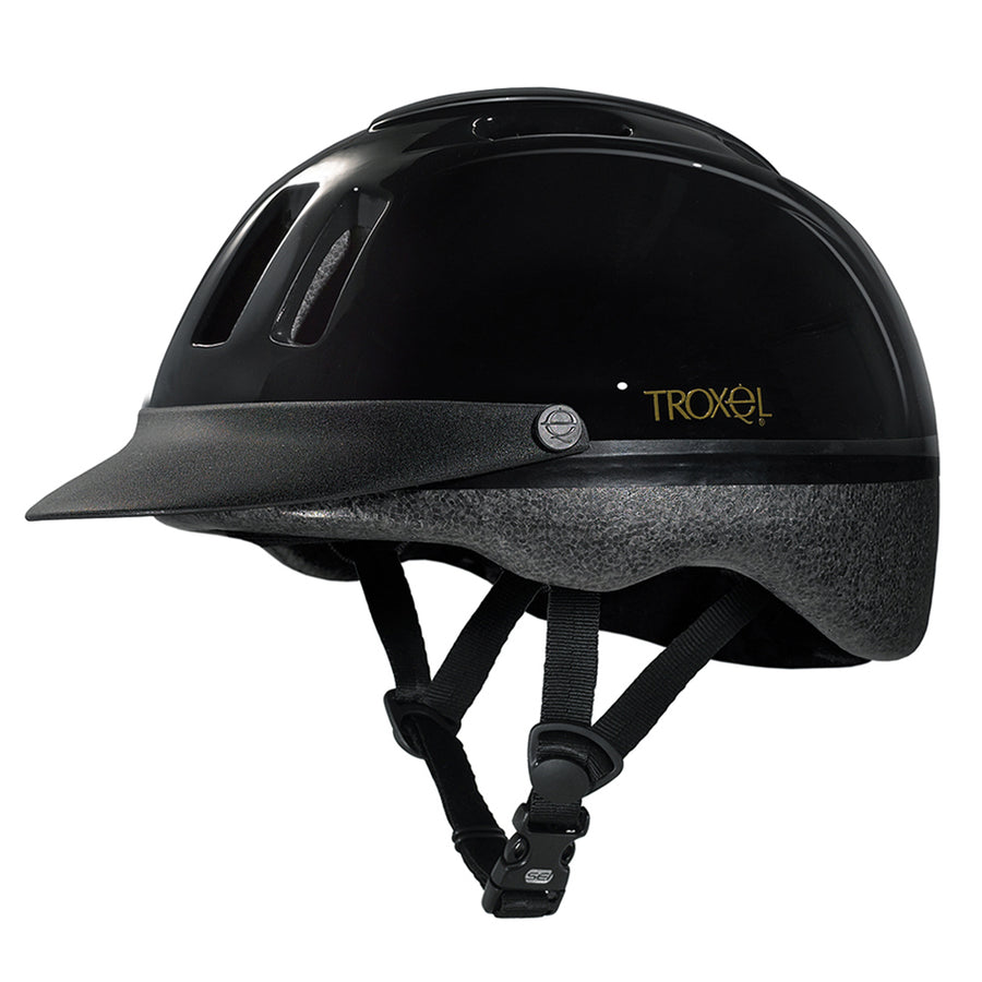 Troxel Incredible Comfort Spirit Horse Riding Lightweight Protective Helmet Large Black - Uhorse