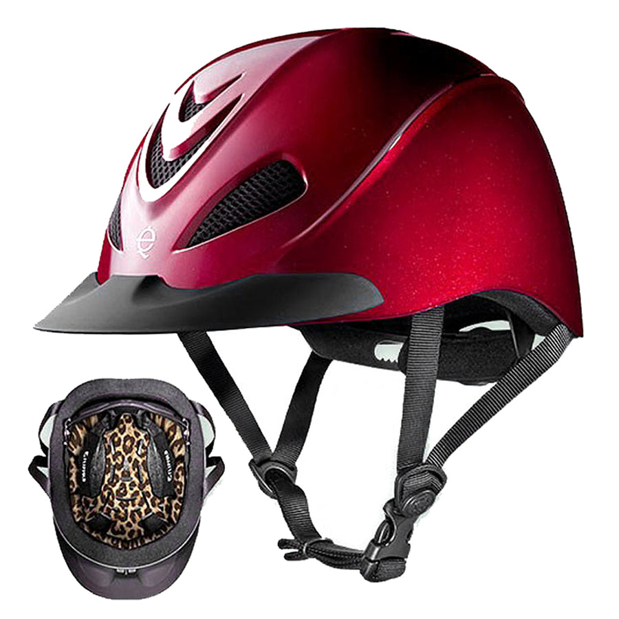 Troxel Incredible Comfort Spirit Horse Riding LIBERTY RUBY Protective Helmet Large Red - Uhorse