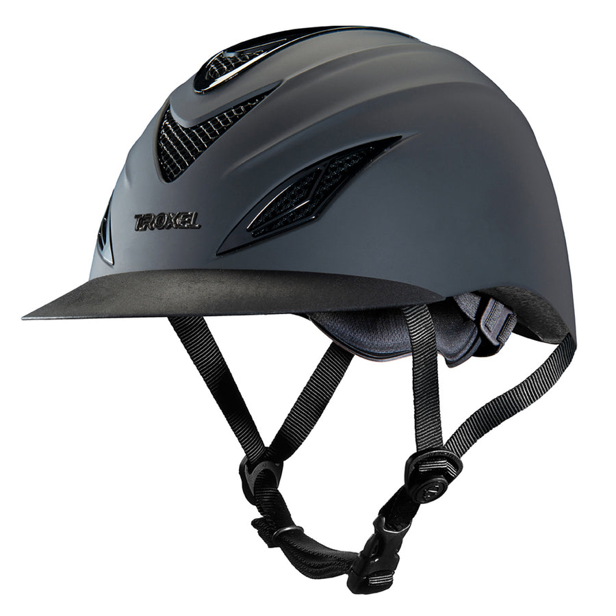 Troxel Incredible Comfort Spirit Horse Riding Lightweight Protective Helmet Large Matte Navy Blue and Black - Uhorse