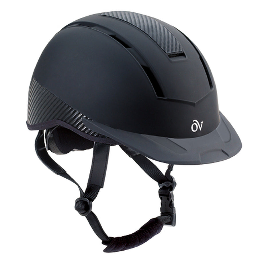 Medium/Large Ovation H. Lightweight Extreme Helmet Black by Hilason – Cowboy and equestrian accessories
