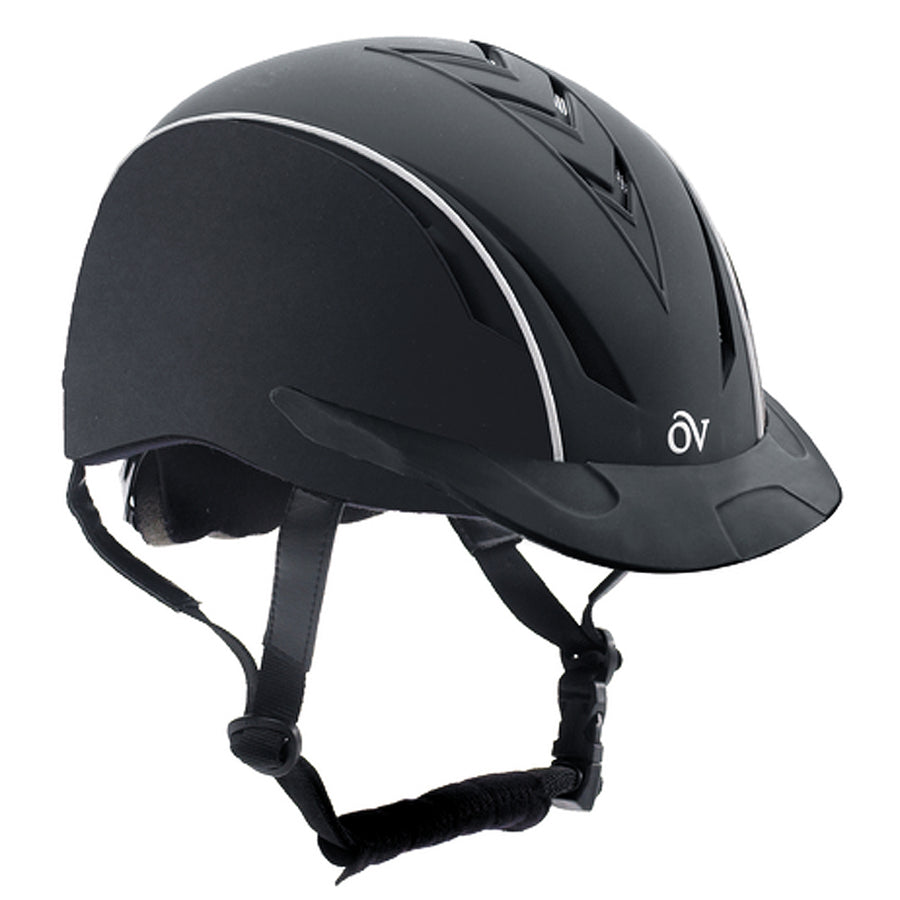 Small/Medium Ovation Horse Riding Lightweight Extreme Helmet Black - Uhorse