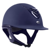 Medium Irh Equi Pro Western Solid Comfortable Horse Riding Helmet Matte Blue