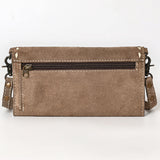 American Darling Western Small Cross Body Suede Genuine Leather Handbag Purse Wallet Bag For Women Girls Black | Handbags