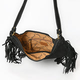 American Darling Small Crossbody Suede Genuine Leather Women Bag W.