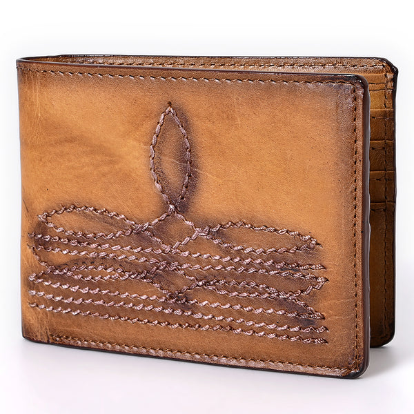 American Darling Wallet Genuine Leather Bifold Wallet For Men and Women Unisex Purse - Uhorse