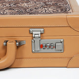 American Darling Jewelry Case Hand Tooled Genuine Leather Women's Bag Western Handbag Purse |Briefcase