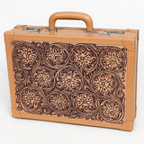 American Darling Jewelry Case Hand Tooled Genuine Leather Women's Bag Western Handbag Purse |Briefcase
