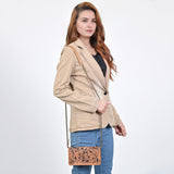 American Darling Organiser Bag Beautifully Hand Tooled Leather women