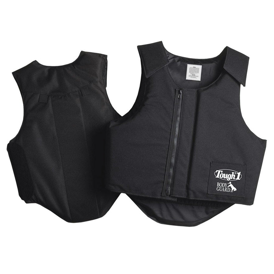 TOUGH 1 Bodyguard Protective Vest Black by Hilason – Cowboy and equestrian accessories