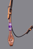 BAR H EQUINE Western Horse Genuine Leather Tack Set Tan