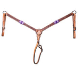 BAR H EQUINE Western Horse Genuine Leather Tack Set Tan