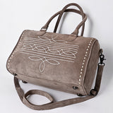 American Darling Duffel Suede Genuine Leather Women Bag Western Handbag Purse