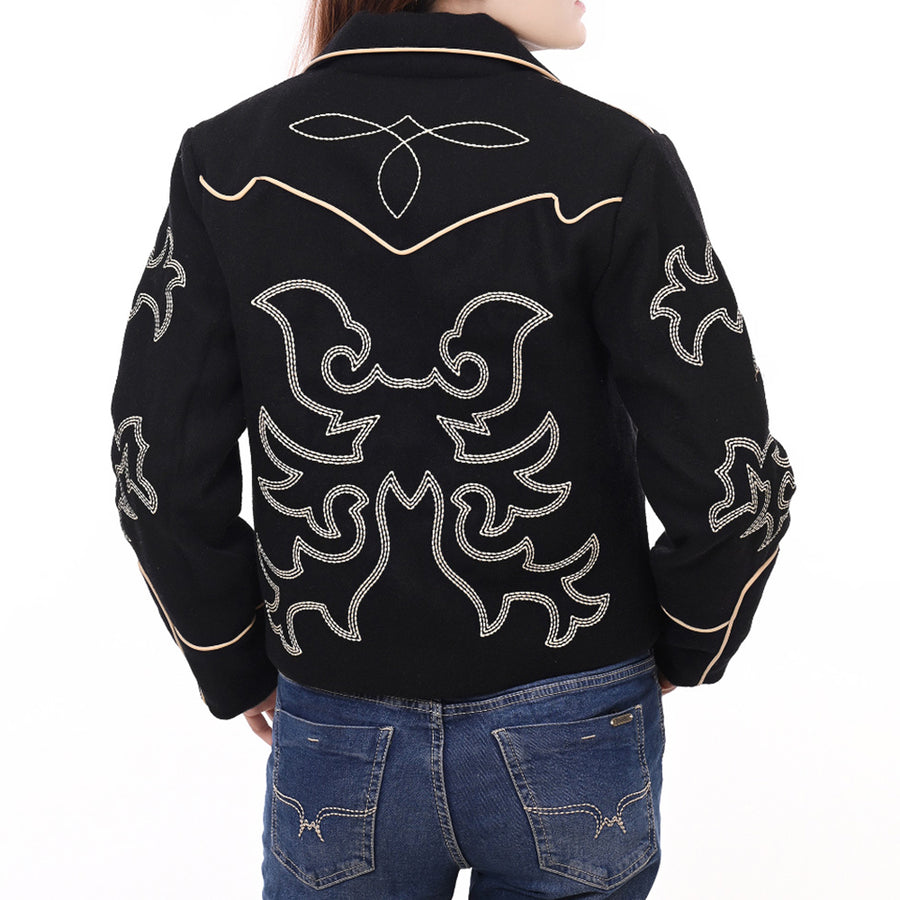 American Darling ADJKT064 Genuine Suede leather Women shirt jacket dress ladies girl