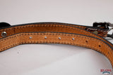HILASON Western Leather Hat Hanger Strap Hand Tooled Cowboy Hat Holder Brown