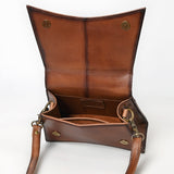 American Darling Cross Body Genuine Leather Women Bag Western Handbag Purse Girls Brown