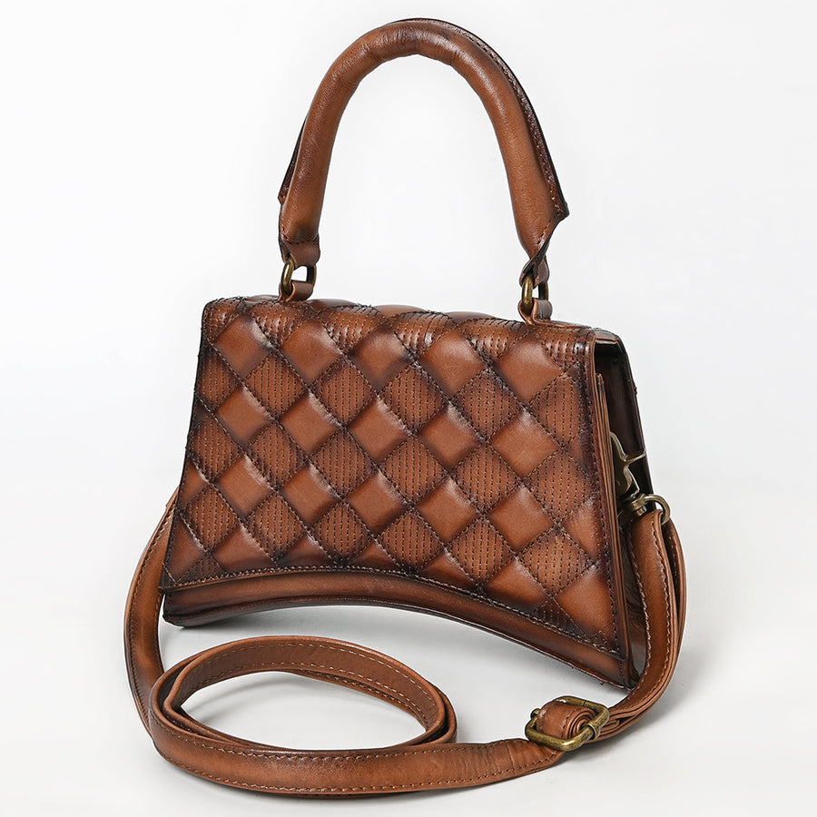 American Darling Cross Body Genuine Leather Women Bag Western Handbag Purse Girls Brown - Uhorse