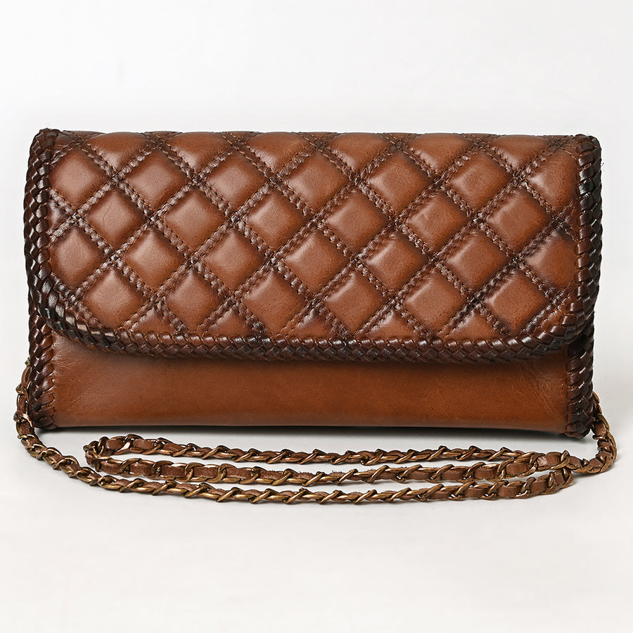 American Darling Cross Body Chain Strap Genuine Leather Women Bag Western Handbag Purse Girls Brown