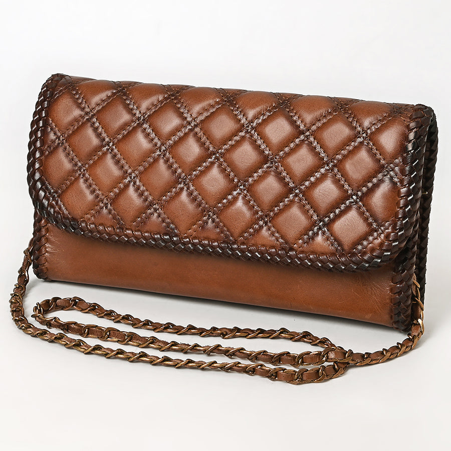 American Darling Cross Body Chain Strap Genuine Leather Women Bag Western Handbag Purse Girls Brown - Uhorse