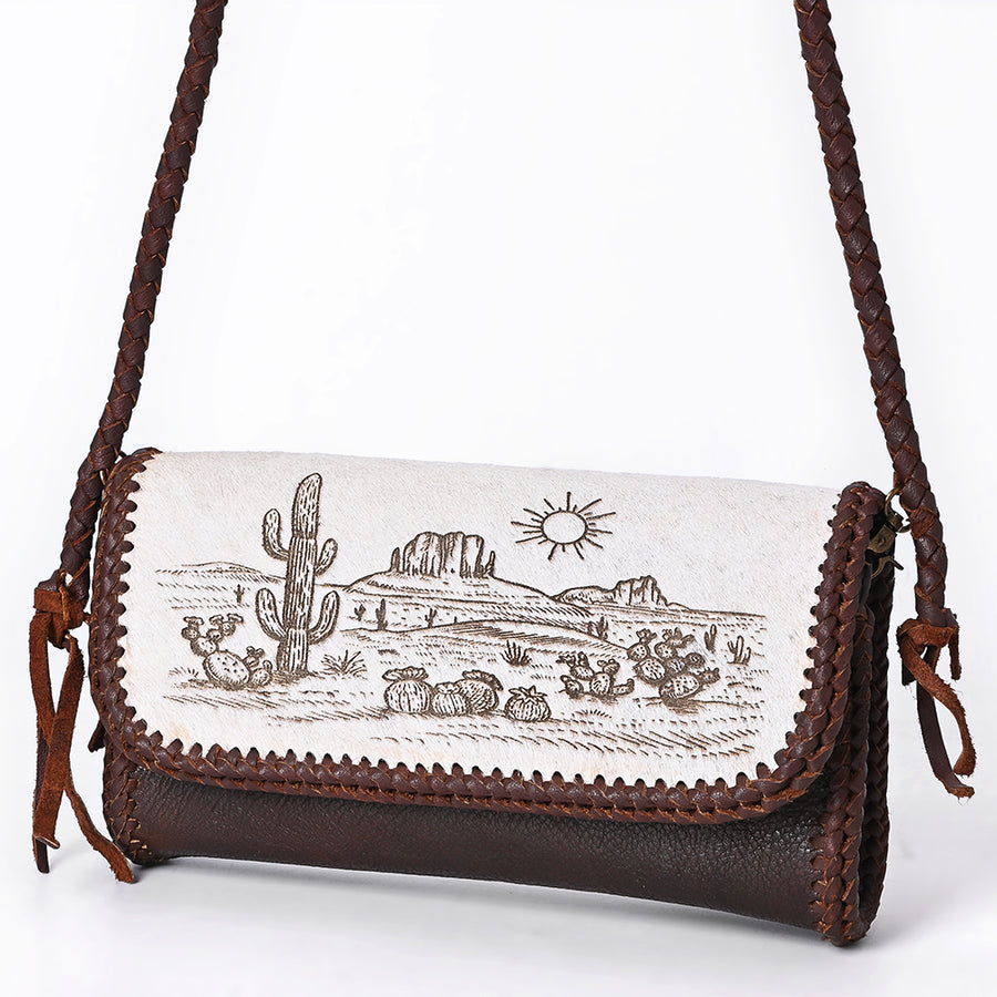 American Darling Cross Body Hair On Genuine Leather Western Women Bag Handbag Purse | for Cute - Uhorse