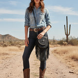 American Darling Cross Body Genuine Leather Women Bag Western Handbag Purse