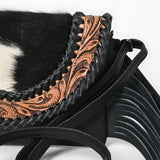 American Darling Crossbody Crocodile Embossed Full Grain Genuine Leather Western Women Bag Handbag Purse | for Cute