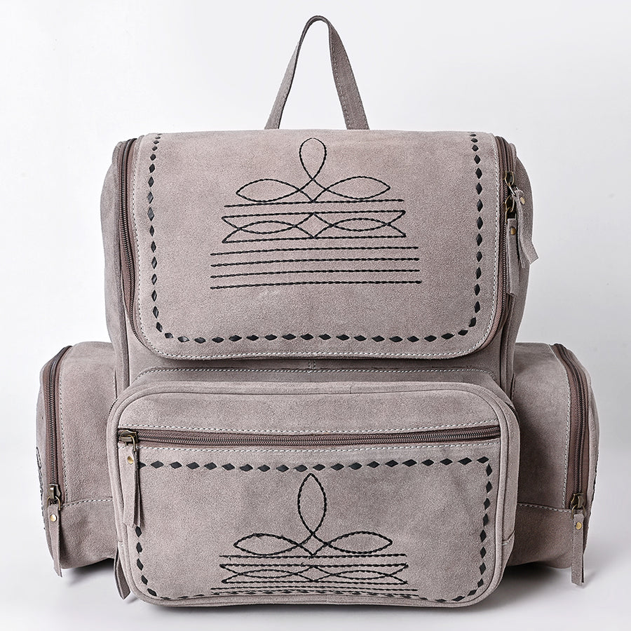 American Darling Genuine Suede Leather Backpack Handcrafted Boot Stitched Embroidery Eco-Friendly Full Grain Leather