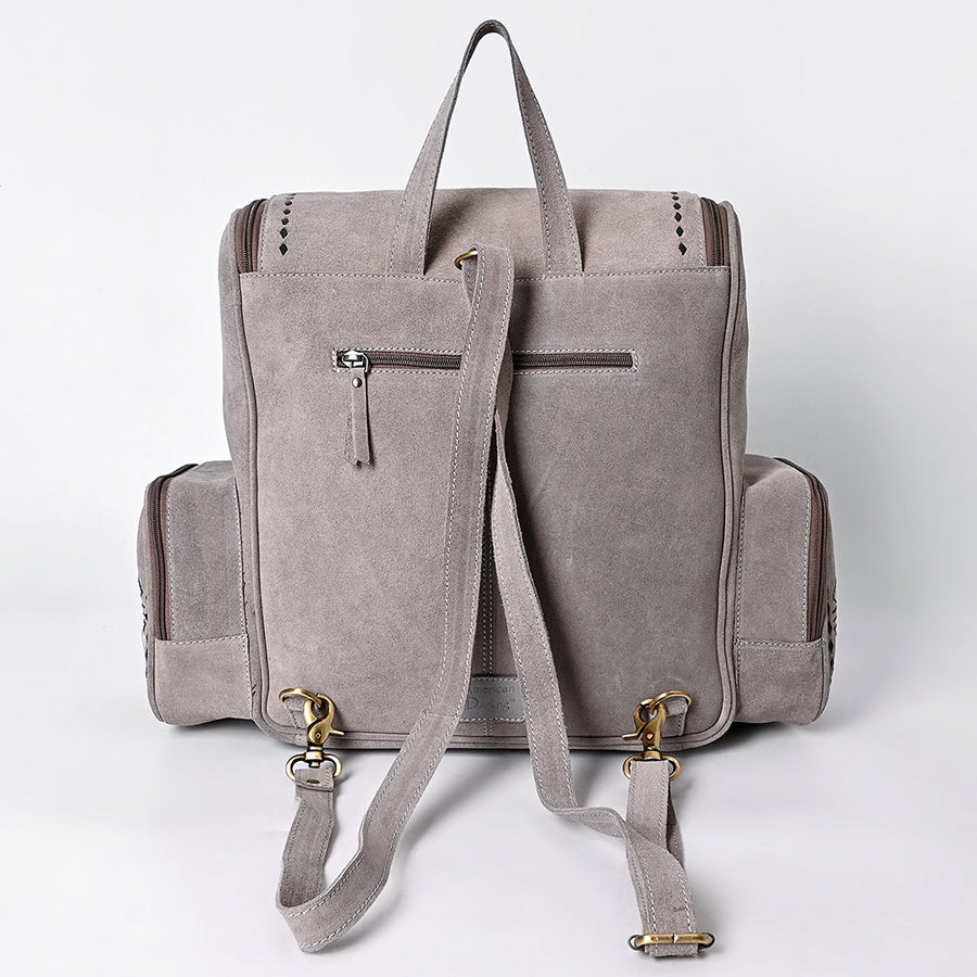 American Darling Genuine Suede Leather Backpack Handcrafted Boot Stitched Embroidery Eco-Friendly Full Grain Leather