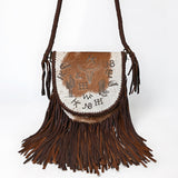 American Darling Crossbody Hair-On Genuine Leather Women Bag Western Handbag Purse