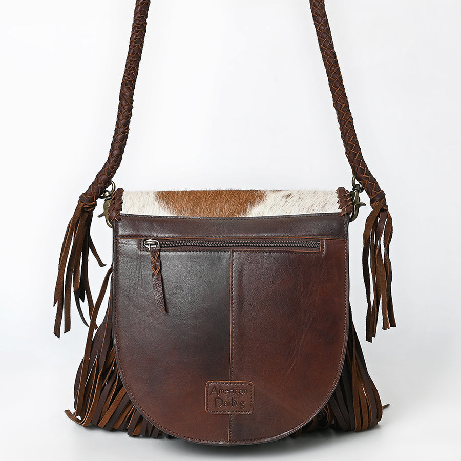 American Darling Cross Body Hair On Genuine Leather Women Bag Western Handbag Purse