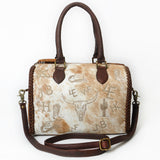 American Darling Duffel Bag Beautifully Hair on Genuine Leather women bag