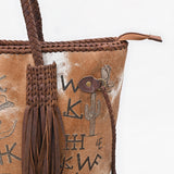 American Darling Tote Hair on Genuine Leather Women Bag Western Handbag