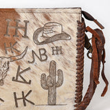 American Darling Cross Body Hair On Genuine Leather Women Bag Western Handbag Purse