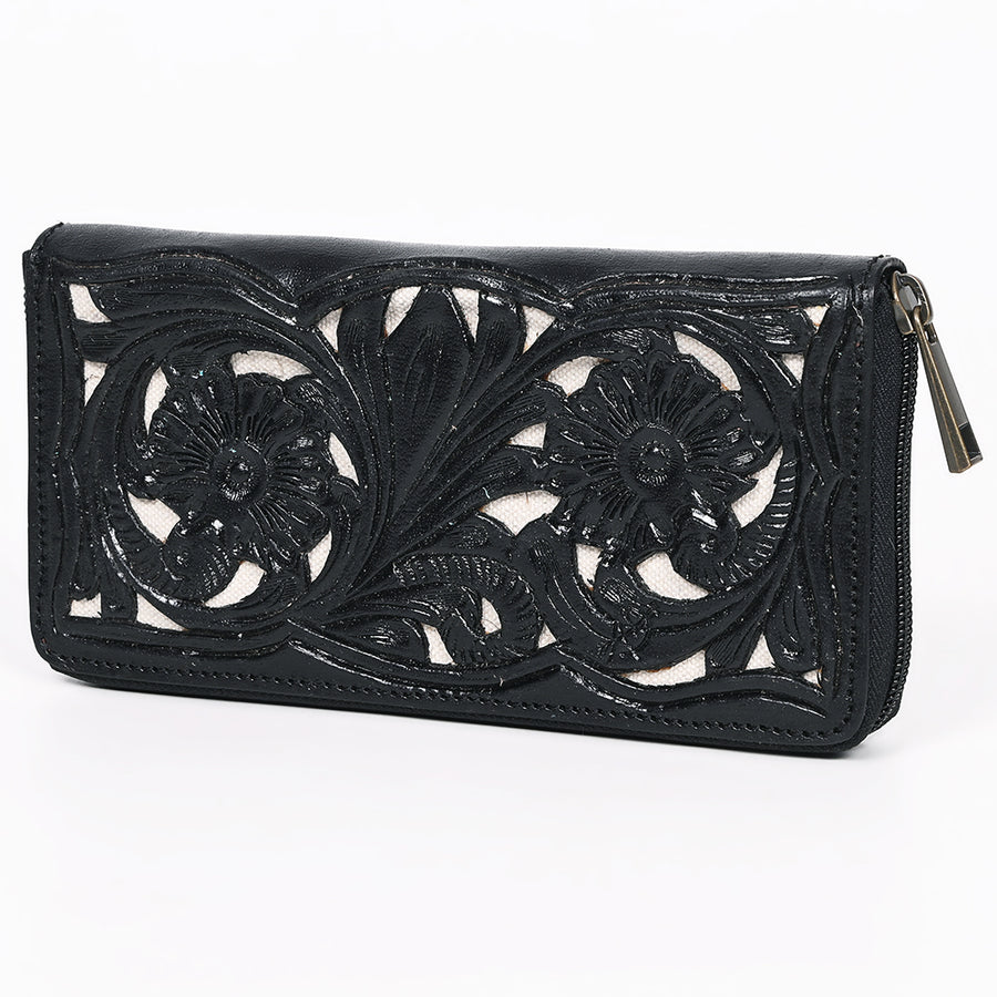 American Darling Wallet Hand Tooled Genuine Leather women bag western handbag purse - Uhorse