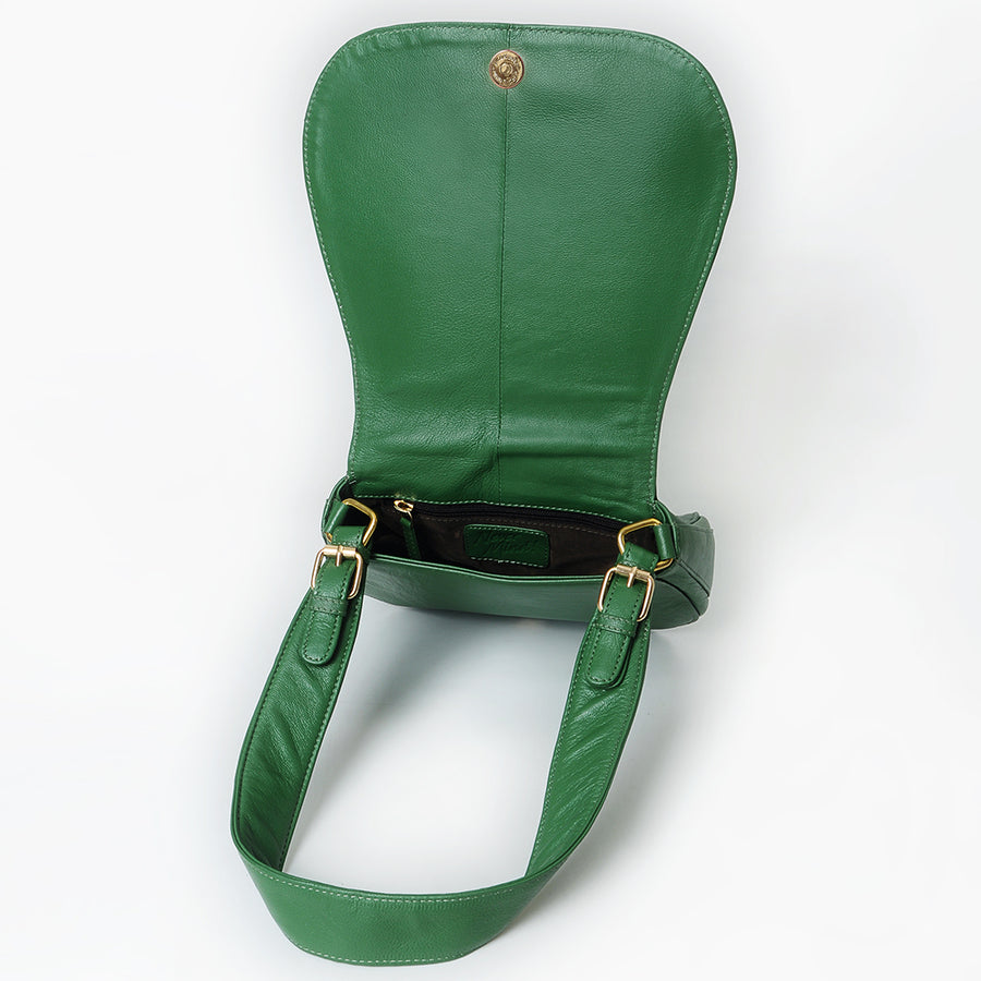 Never Mind Crossbody Handmade Genuine Cowhide Leather Women Bag Western Handbag Purse