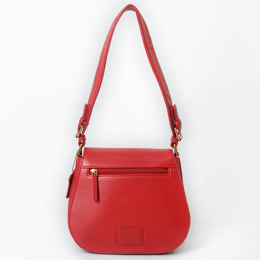 Never Mind Crossbody Handmade Genuine Cowhide Leather Women Bag Western Handbag Purse