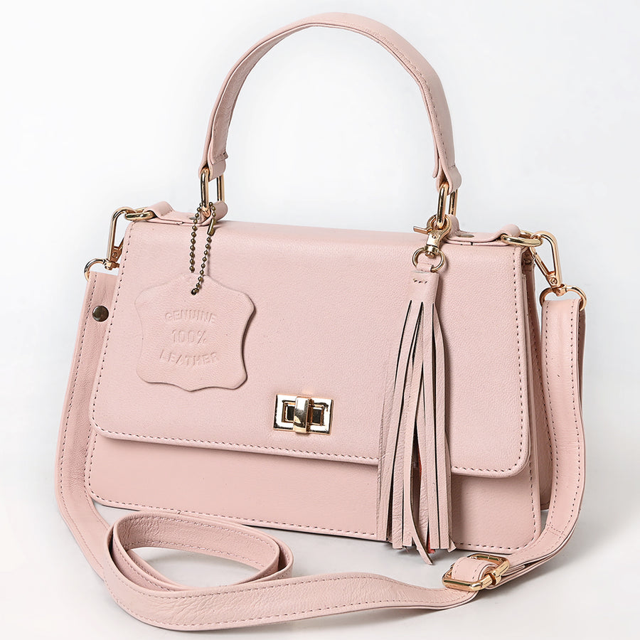 Never Mind Crossbody Fringes Genuine Leather Women Bag Western Handbag Purse - Uhorse