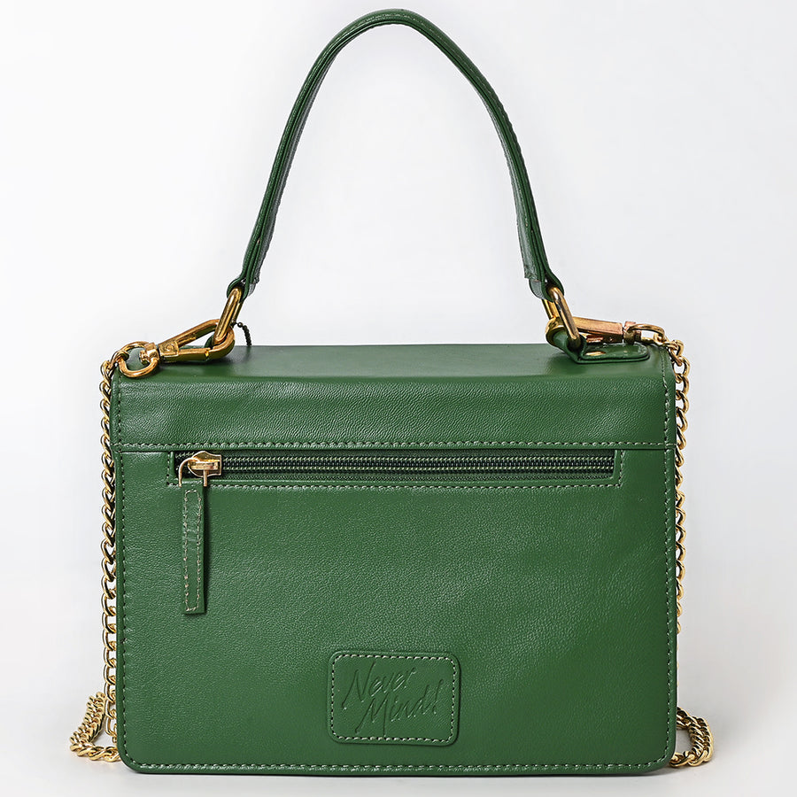 Never Mind Crossbody Genuine Leather Women Bag Western Handbag Purse