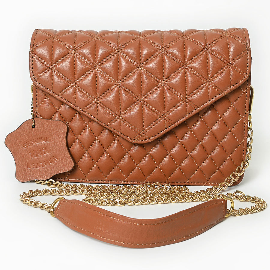 Never Mind Crossbody Genuine Leather Women Bag Western Handbag Purse