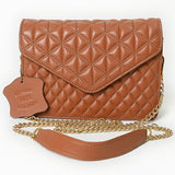 Never Mind Crossbody Genuine Leather Women Bag Western Handbag Purse