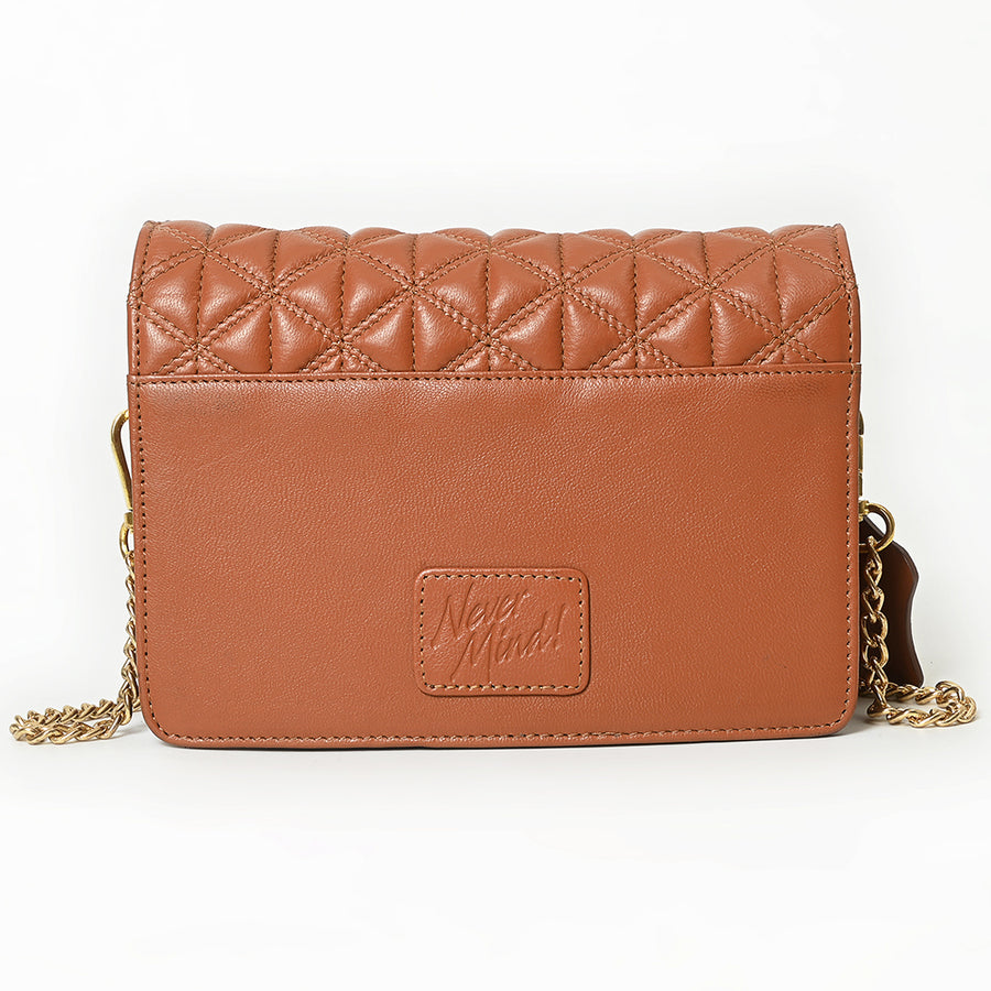 Never Mind Crossbody Genuine Leather Women Bag Western Handbag Purse
