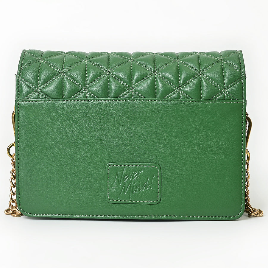 Never Mind Crossbody Genuine Leather Women Bag Western Handbag Purse