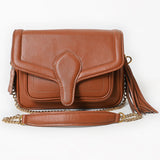 Never Mind Crossbody Genuine Leather Women Bag Western Handbag Purse
