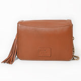 Never Mind Crossbody Genuine Leather Women Bag Western Handbag Purse