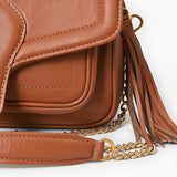 Never Mind Crossbody Genuine Leather Women Bag Western Handbag Purse