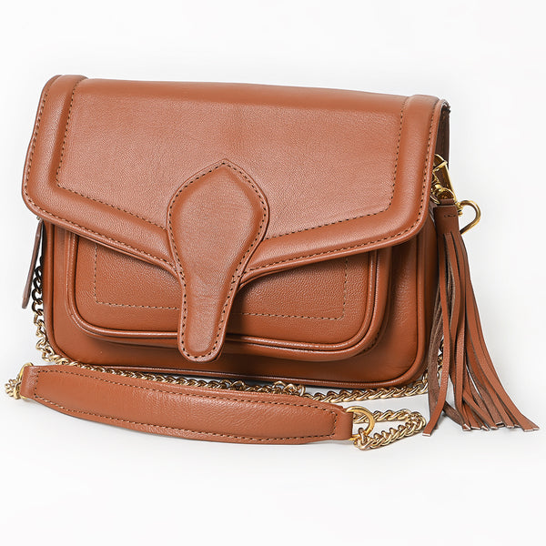 Never Mind Crossbody Genuine Leather Women Bag Western Handbag Purse - Uhorse