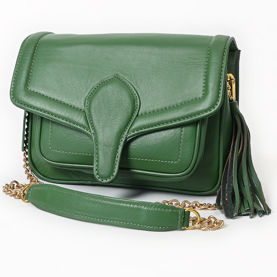 Never Mind Crossbody Genuine Leather Women Bag Western Handbag Purse - Uhorse
