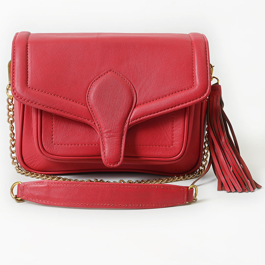 Never Mind Crossbody Genuine Leather Women Bag Western Handbag Purse