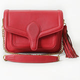 Never Mind Crossbody Genuine Leather Women Bag Western Handbag Purse